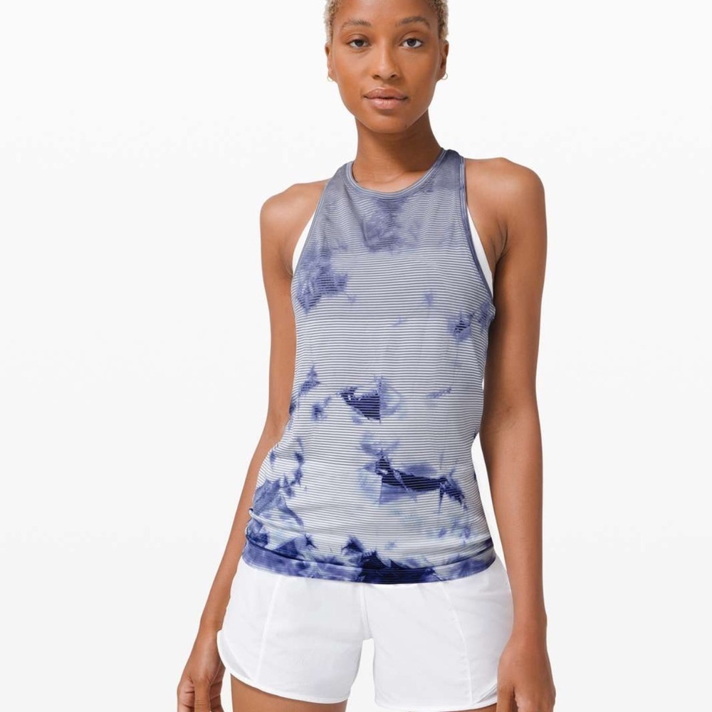Lululemon Athletica purple Tie-Dye Tank Top